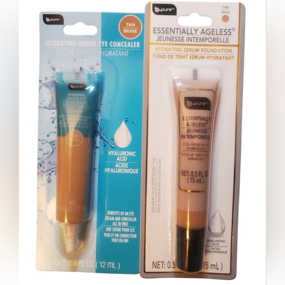 b.pure concealer, foundation. - Picture 1 of 9
